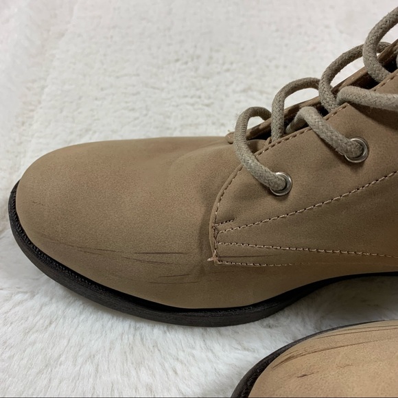 Qupid Embroidered Ankle Lace Up Boots Size 10 - Picture 7 of 12